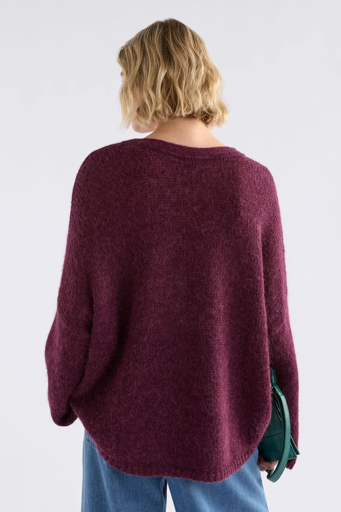 Elk - Agna Sweater | Merlot