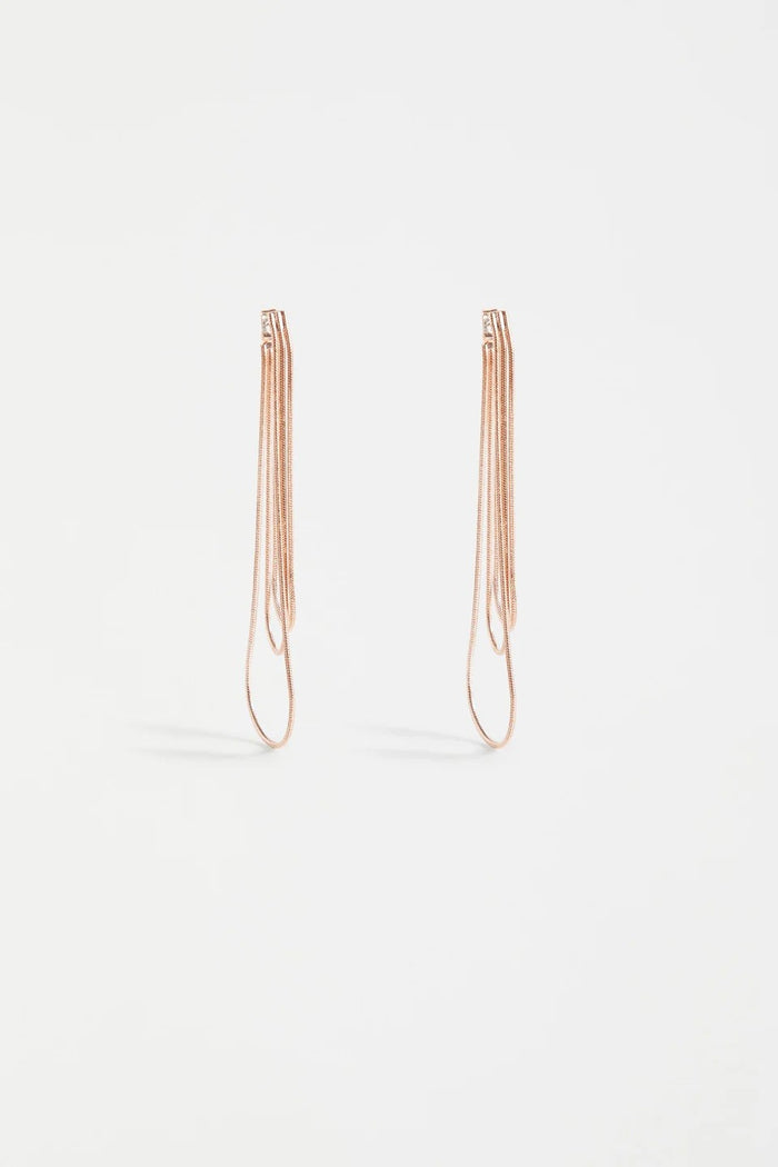 Elk Lans Drop Earring - Rose Gold