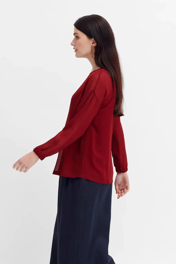 Elk The Label - Catja Top - Red Rust