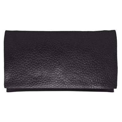 Eloise Handcrafted Leather Wallet: Black Latico Leathers