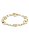 enewton Design Signature Cross Admire Gold Pattern 3mm Bead Bracelet - Gold