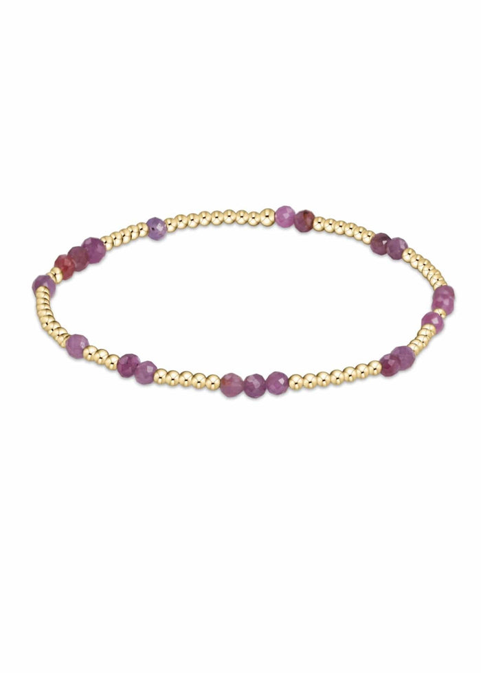 E.Newton Extends Hope Unwritten Gemstone Bracelets e.newton Designs Bracelets Ruby
