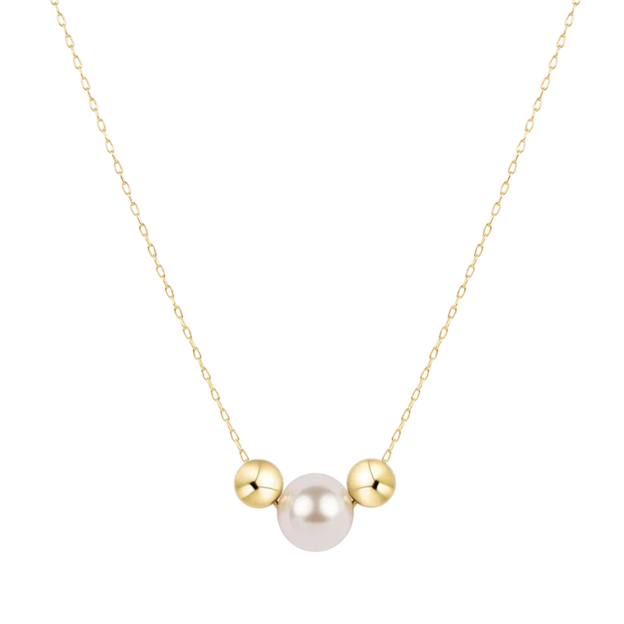 eNewton Necklace Gold Purpose Pearl | 16" e.newton Designs BRACELET