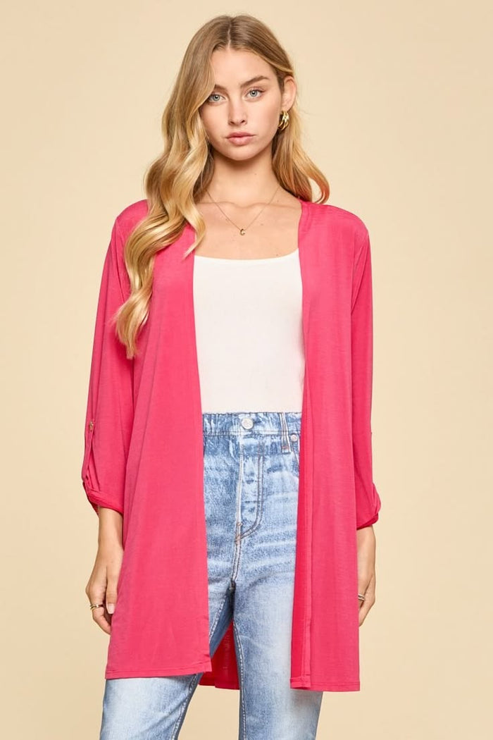 Essential Wrinkle-Free Travel Cardigan