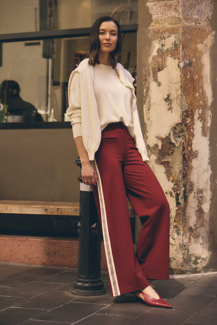 Estelle Cashmere Sweater In Cloud Dancer
