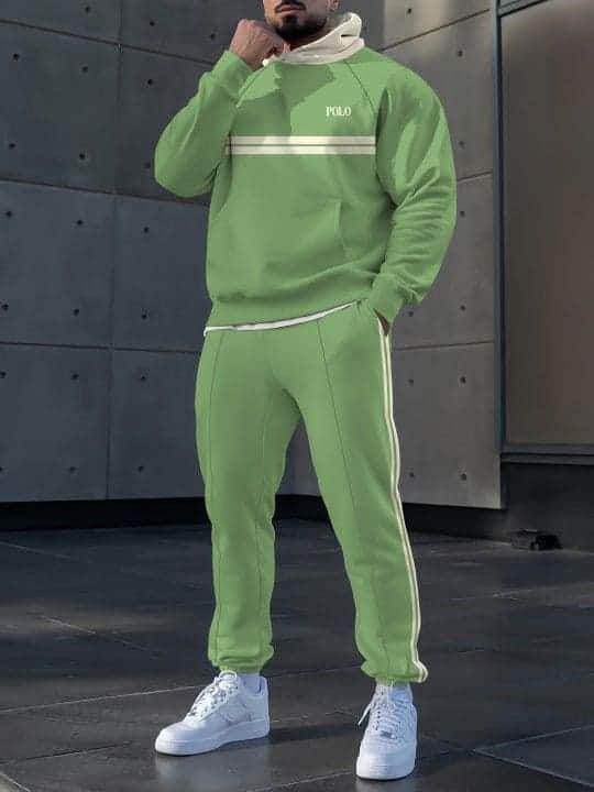 Slim fit men’s tracksuit UAE front view