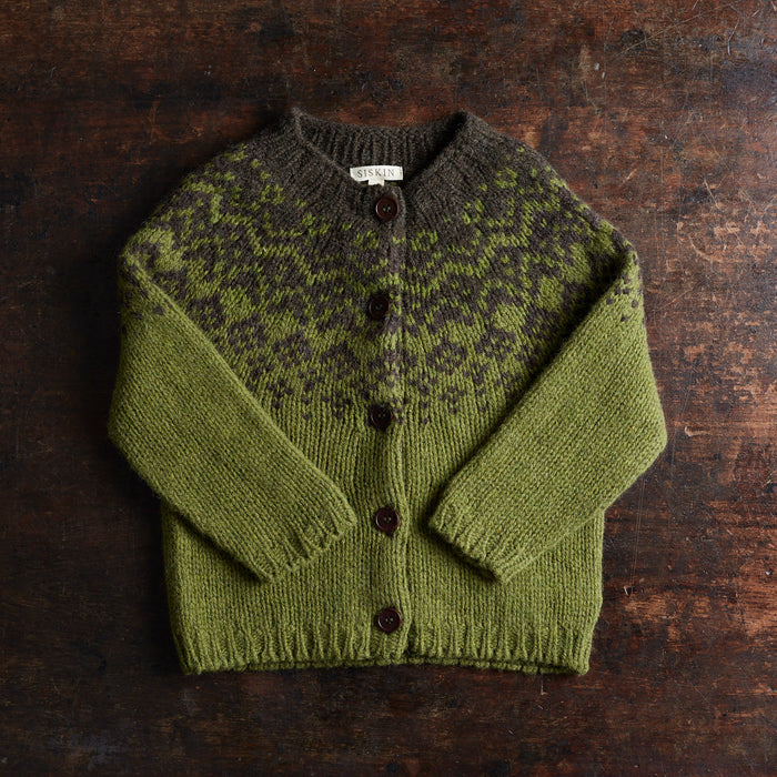 Fauna Baby & Kids Cardigan - Lambswool - Juniper