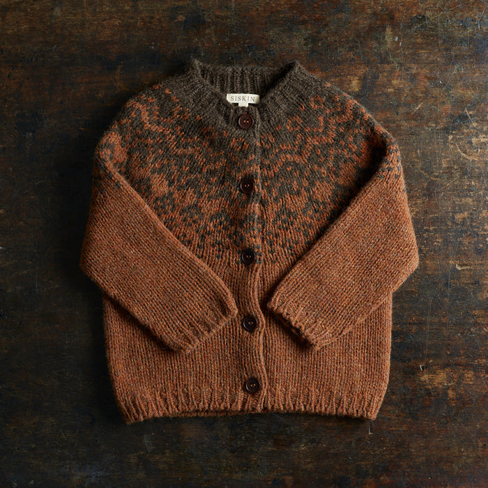 Fauna Baby & Kids Cardigan - Lambswool - Sienna
