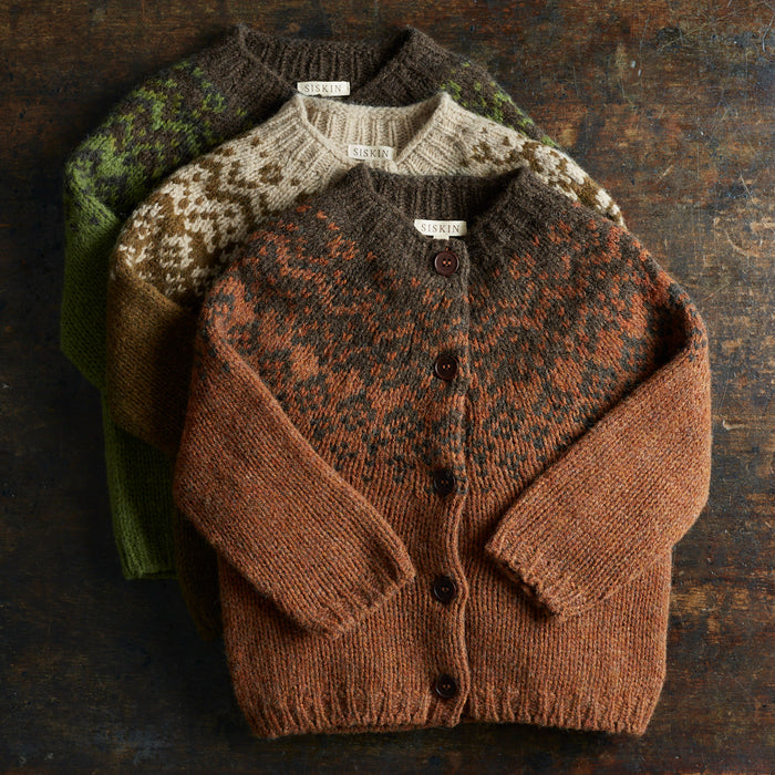 Fauna Baby & Kids Cardigan - Lambswool - Sienna
