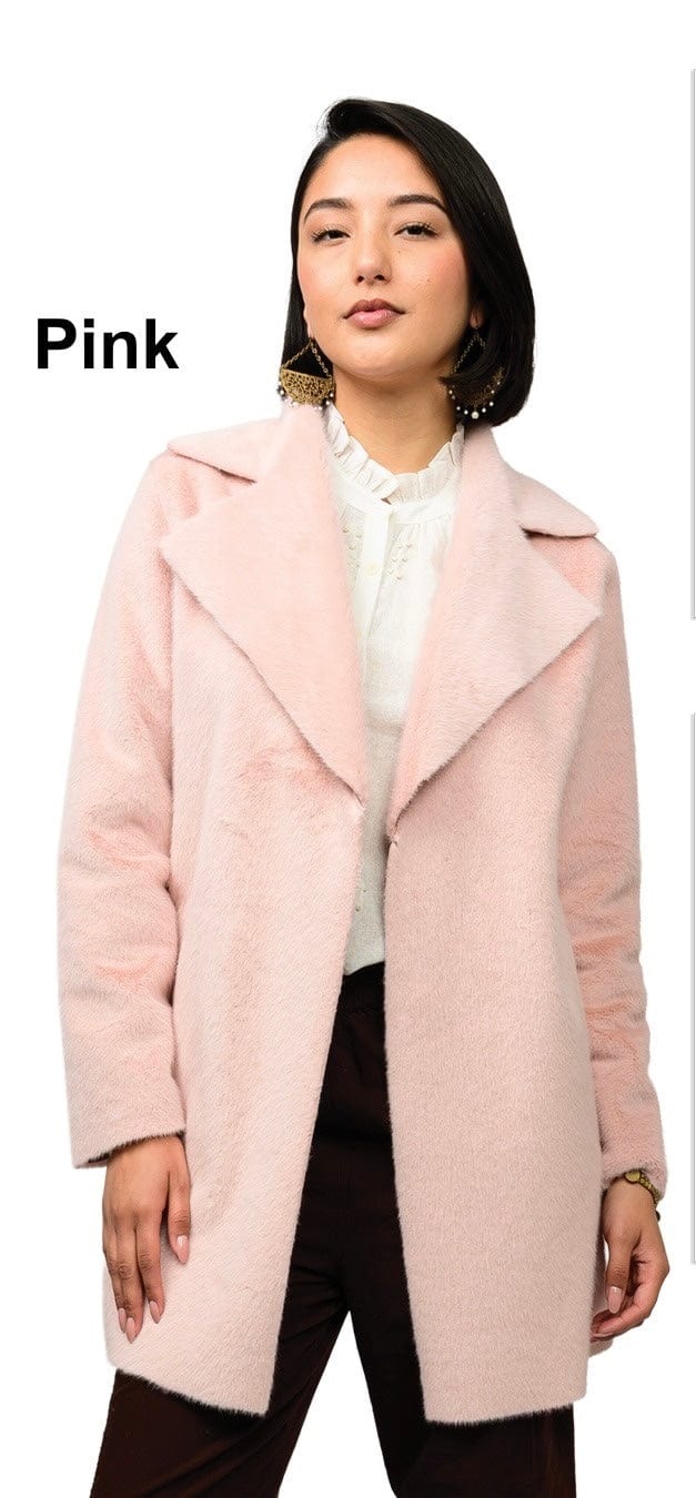 Faux Fur Suede Reversible Coat by Ivy Jane Ivy Jane Coats & Jackets