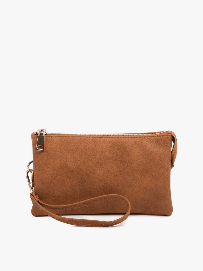 Favorite Riley Clutch Wristlet | 12 Colors Jen & Co Crossbody Brown