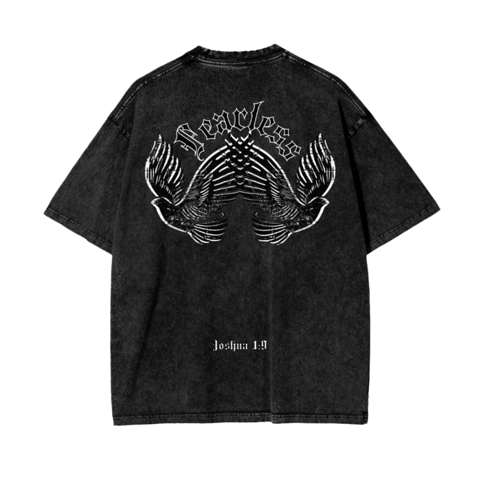 Fearless | Oversize Snow Washed T-Shirt