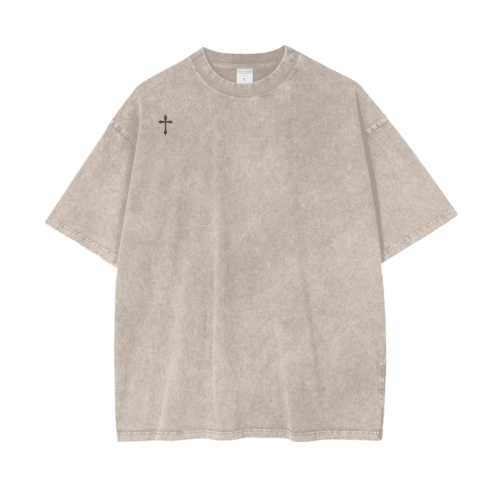 Fearless | Oversize Snow Washed T-Shirt