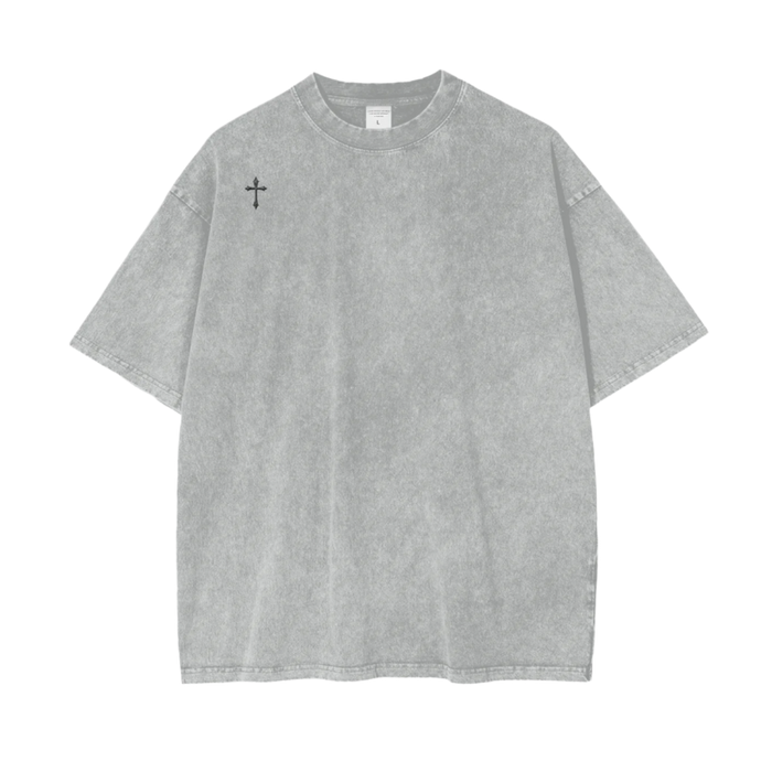 Fearless | Oversize Snow Washed T-Shirt