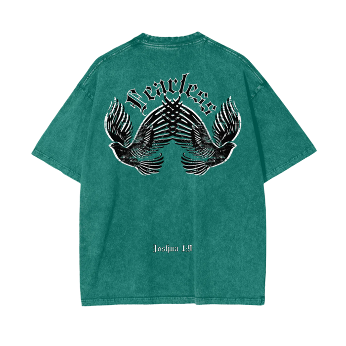 Fearless | Oversize Snow Washed T-Shirt