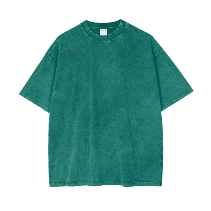 Fearless | Oversize Snow Washed T-Shirt