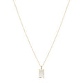 Fifi Clear Gold Necklace Meghan Browne Design Necklaces