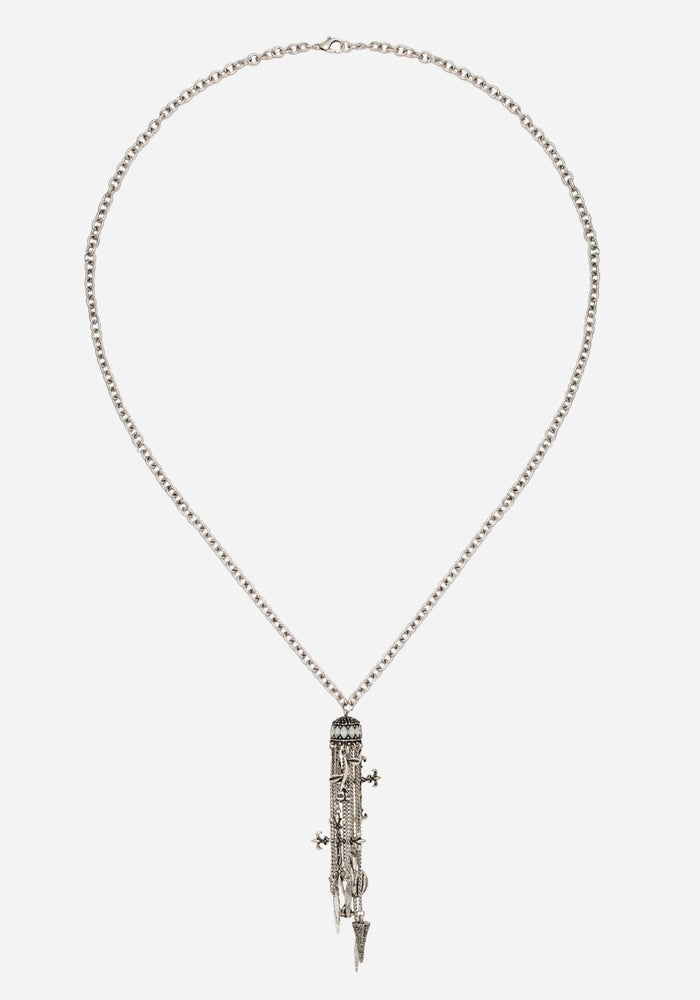 Flaren Charm Drop Necklace