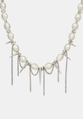 Flittex Spike Faux Pearl Choker