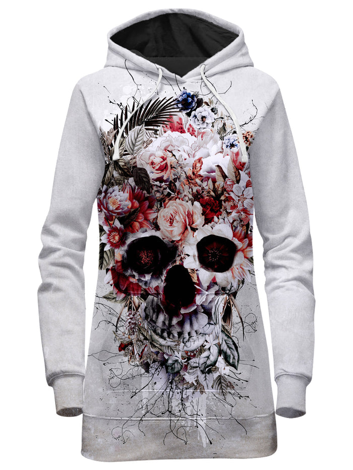 Floral Skull Hoodie Dress Riza Peker Epic Hoodie