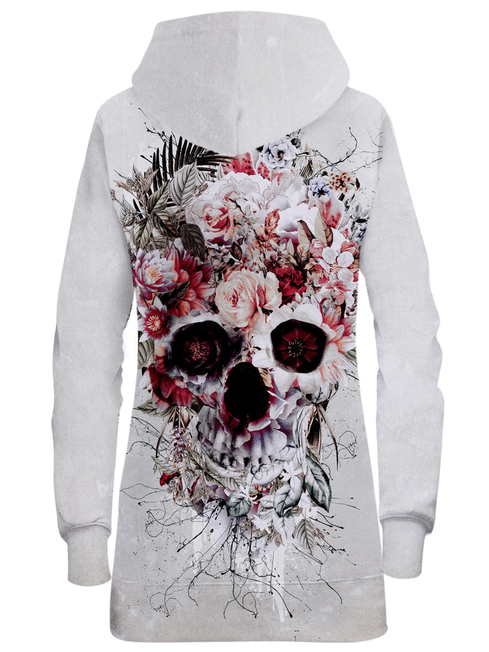 Floral Skull Hoodie Dress Riza Peker Epic Hoodie