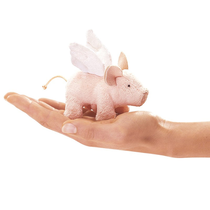 Folkmanis Finger Puppet - Mini Winged Piglet
