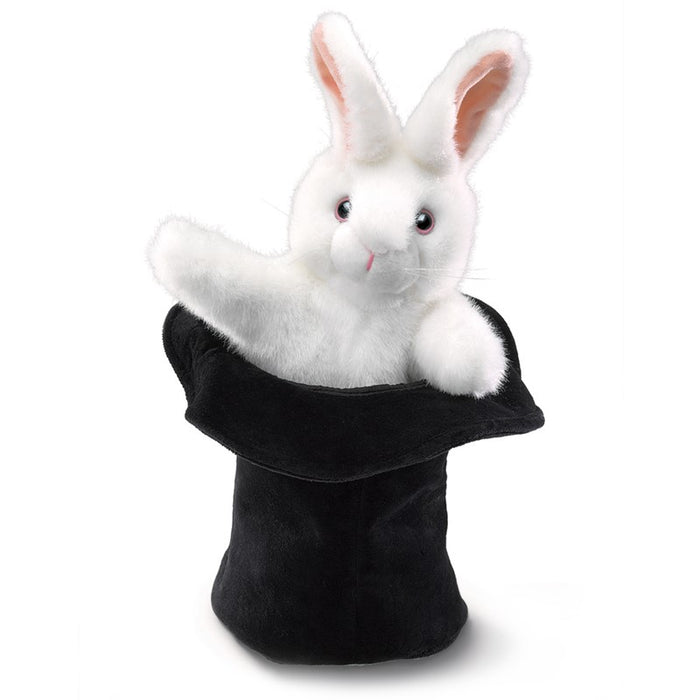 Folkmanis Hand Puppet - Rabbit in the Hat