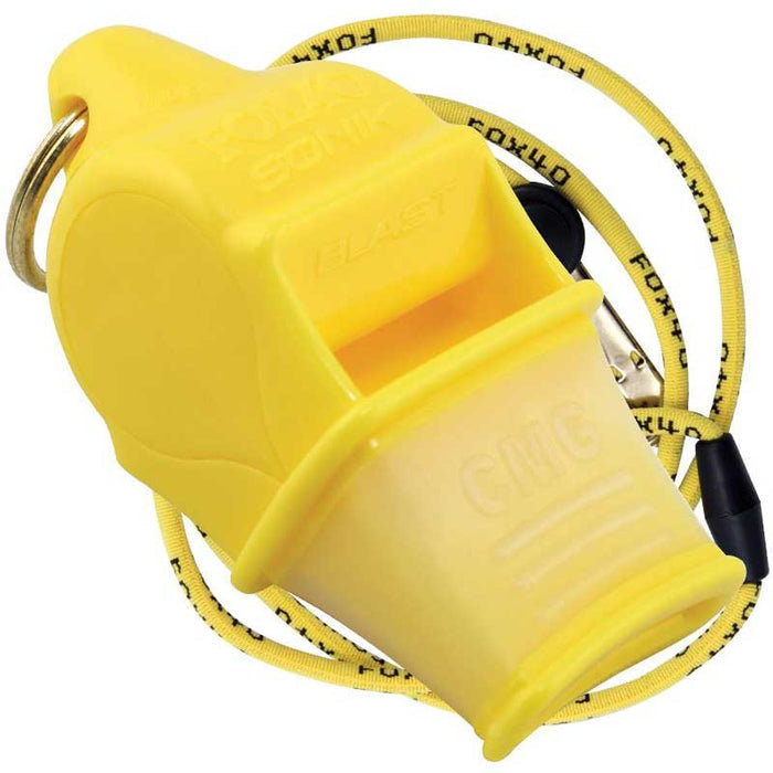 Yellow Fox40 Whistle and Lanyard