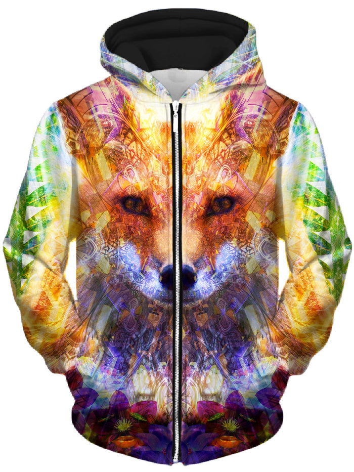 Fox Unisex Zip-Up Hoodie Lucid Eye Studios Epic Hoodie