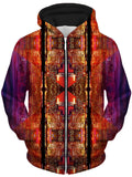 Future Giza Unisex Zip-Up Hoodie Lucid Eye Studios Epic Hoodie