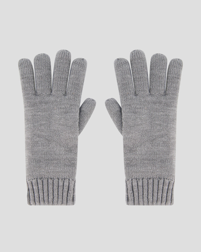 Fyfe Gloves - Mid Grey Marle