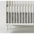 Galaxy Dove Crib Skirt-Simply Green Baby