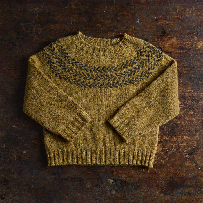 Garden Baby & Kids Sweater - Lambswool - Asparagus