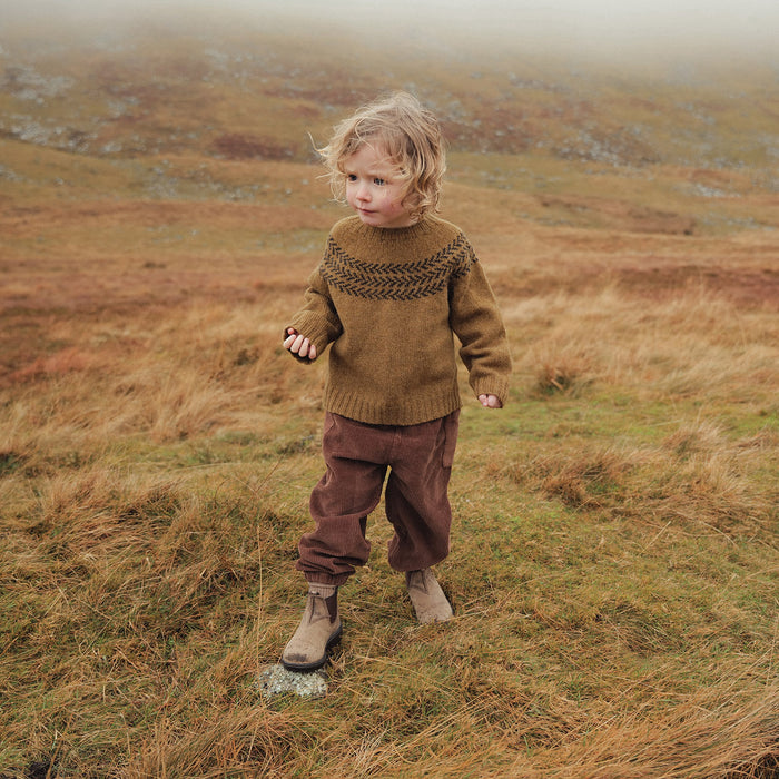 Garden Baby & Kids Sweater - Lambswool - Asparagus