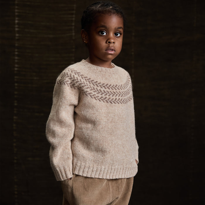 Garden Baby & Kids Sweater - Lambswool - Mallow
