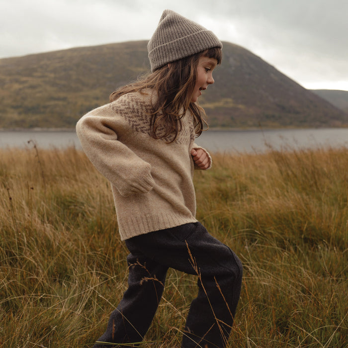 Garden Baby & Kids Sweater - Lambswool - Mallow