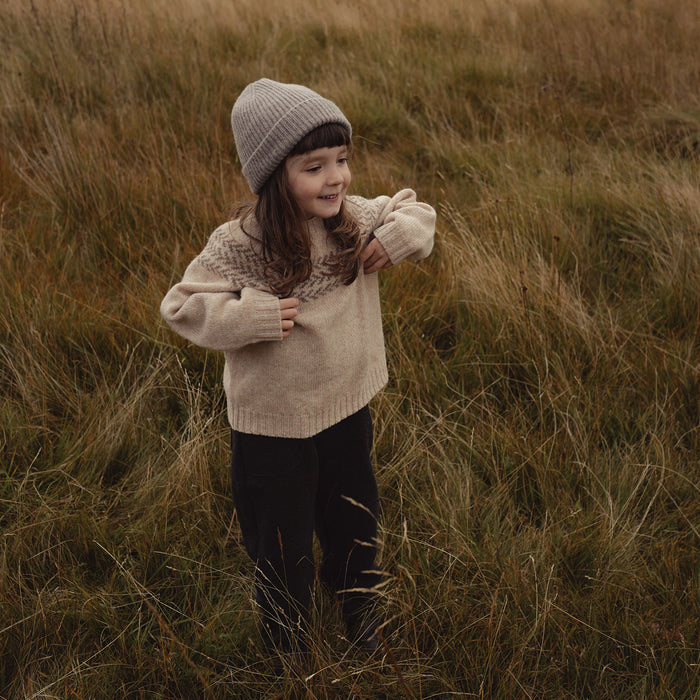 Garden Baby & Kids Sweater - Lambswool - Mallow
