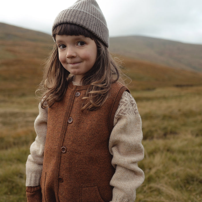 Garden Baby & Kids Sweater - Lambswool - Mallow