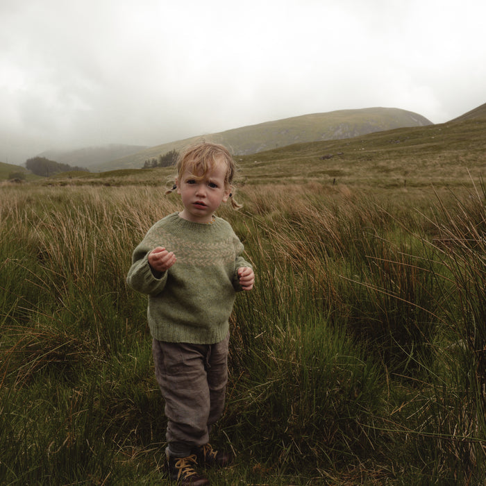 Garden Baby & Kids Sweater - Lambswool - Sage