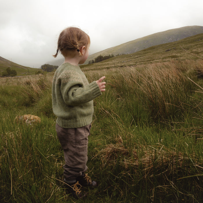 Garden Baby & Kids Sweater - Lambswool - Sage