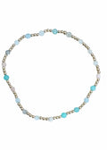 Gemstone Gold Sincerity Pattern 3mm Bead Bracelet - Hot Mess e.newton Designs BRACELET