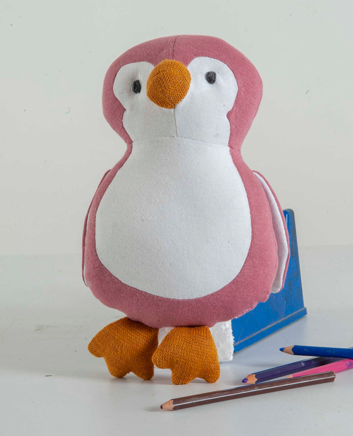 Gift Combo | Penguin Soft toy | Set of 2 Romper | Chocolate