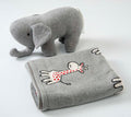 Gift Set of 2 (Blanket with Elephant) | 100% Organic Cotton