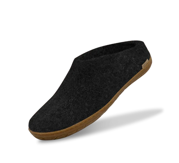 Glerups - The Honey Rubber Slip on Charcoal - BR-02-00