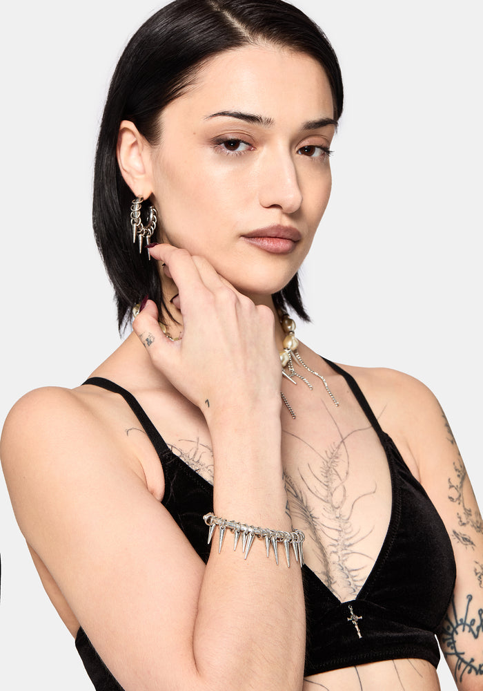 Gloryx Spike Pierced Cuff