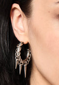 Gloryx Spike Pierced Hoops