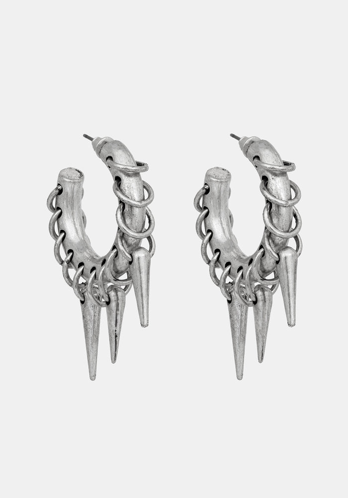 Gloryx Spike Pierced Hoops