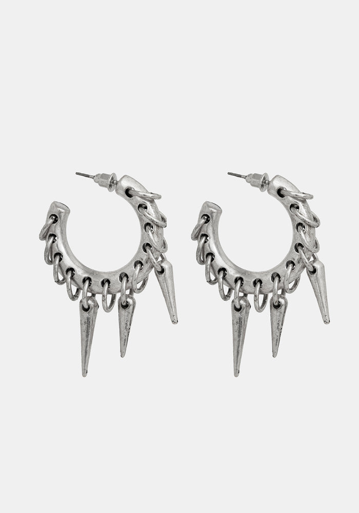 Gloryx Spike Pierced Hoops