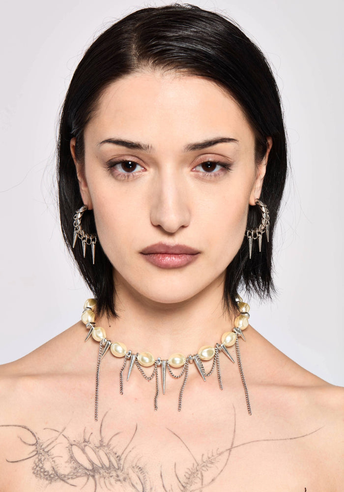 Gloryx Spike Pierced Hoops