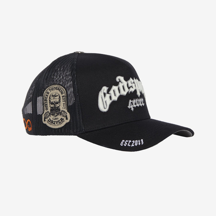GODSPEED FOREVER TRUCKER HAT OG-BLACK